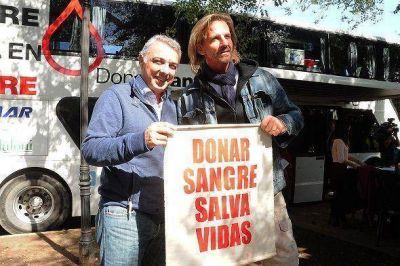 Inici� su recorrido el M�vil de Donaci�n de Sangre de Tigre