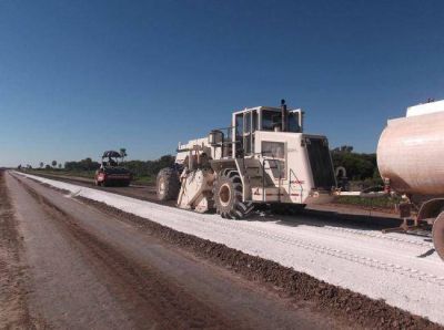 La Ruta 1 se repavimenta desde el empalme con la Ruta 11