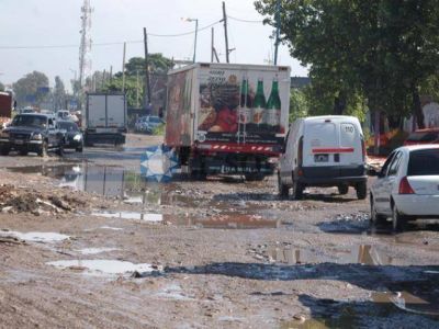 Intransitable y a la espera de las obras