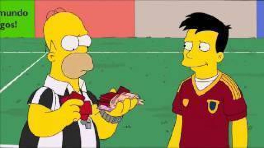 Los Simpson pronostican al campe�n del Mundial de Brasil
