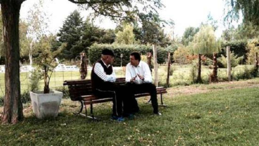 Weretilneck visit� al vicegobernador Peralta en Roca