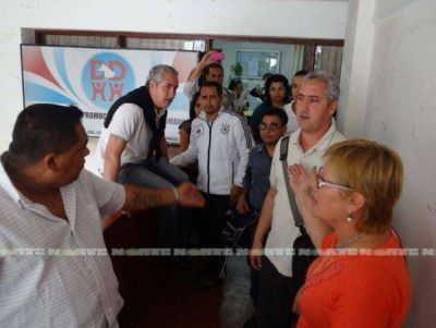 Disturbios en la Secretar�a de Derechos Humanos: becarios denuncian haber sido golpeados por personal de seguridad