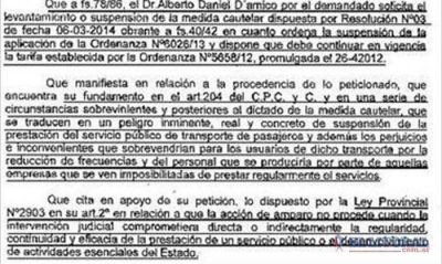 Tras un nuevo fallo judicial, el boleto de colectivo volver� ma�ana a $3,75