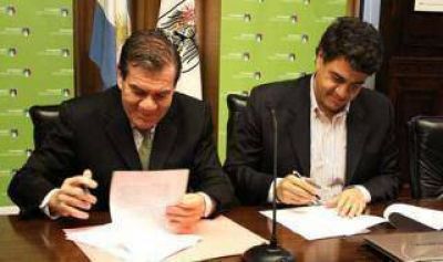 Jorge Macri firm� un acuerdo de cooperaci�n en seguridad con la ciudad de Buenos Aires
