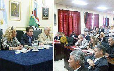 D�az P�rez pidi� que "no dejen al intendente solo"