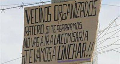 Vecinos dicen que "habr� linchamientos"