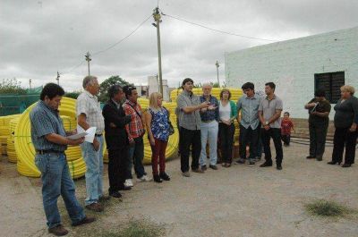 Arrib� partida de materiales para ejecutar redes de gas en cuatro barrios