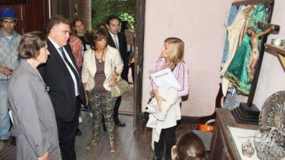 Amaya supervis� las tareas de revalorizaci�n en la Iglesia San Francisco