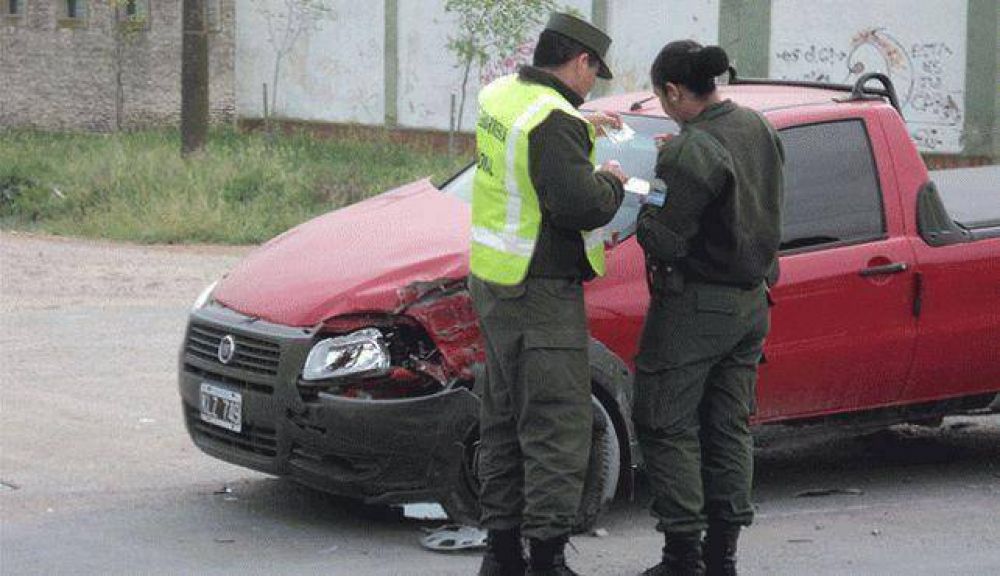 Accidente sin heridos en San Mart�n y Ruta 3