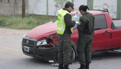 Accidente sin heridos en San Mart�n y Ruta 3