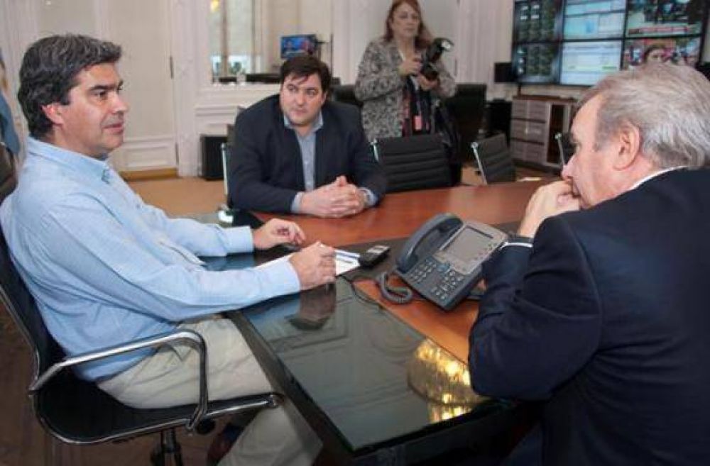 Peralta destac� la continuidad de di�logo entre Naci�n y Provincia