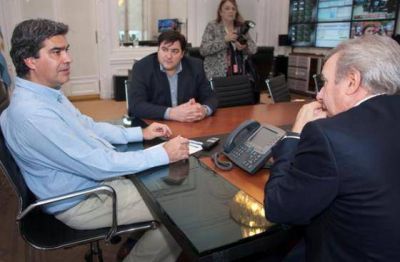 Peralta destac� la continuidad de di�logo entre Naci�n y Provincia