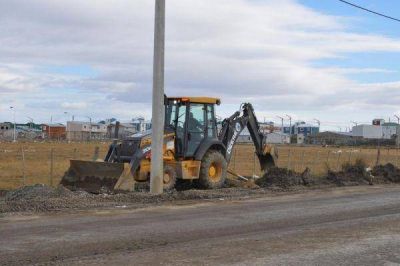 El Municipio realiz� trabajos para mejorar el drenaje en el ingreso a Chacra XIII