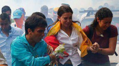 Venezuela: Polic�a Bolivariana reprimi� la manifestaci�n de respaldo a Mar�a Corina Machado