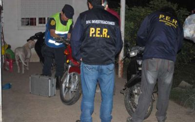 La polic�a recuper� tres motos robadas d�as antes