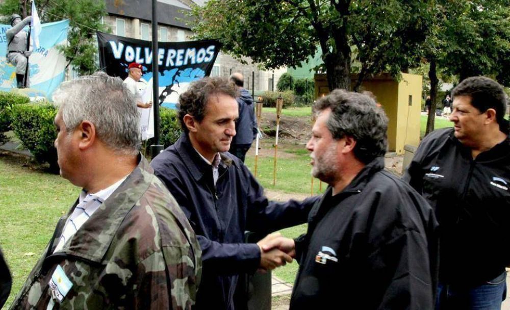 A 32 a�os de la guerra, San Mart�n conmemor� el D�a del Veterano y de los ca�dos en Malvinas