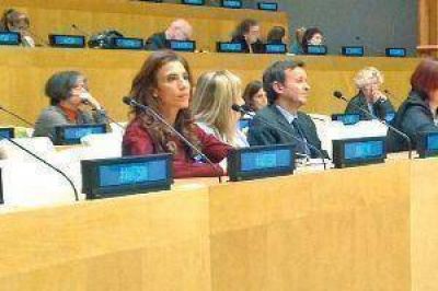 La gobernadora Claudia Zamora contin�a su agenda en la ONU