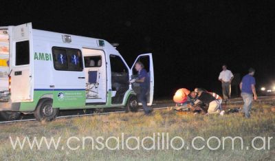 Falleci� una mujer en un choque en la Ruta 205