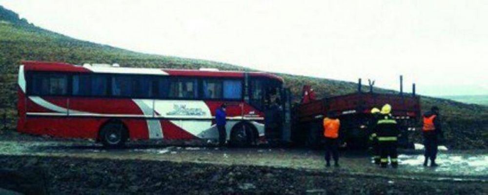 Muri� el chofer de un cami�n en un accidente ocurrido en la ruta 23
