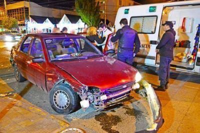 Colisi�n en pleno centro de la ciudad