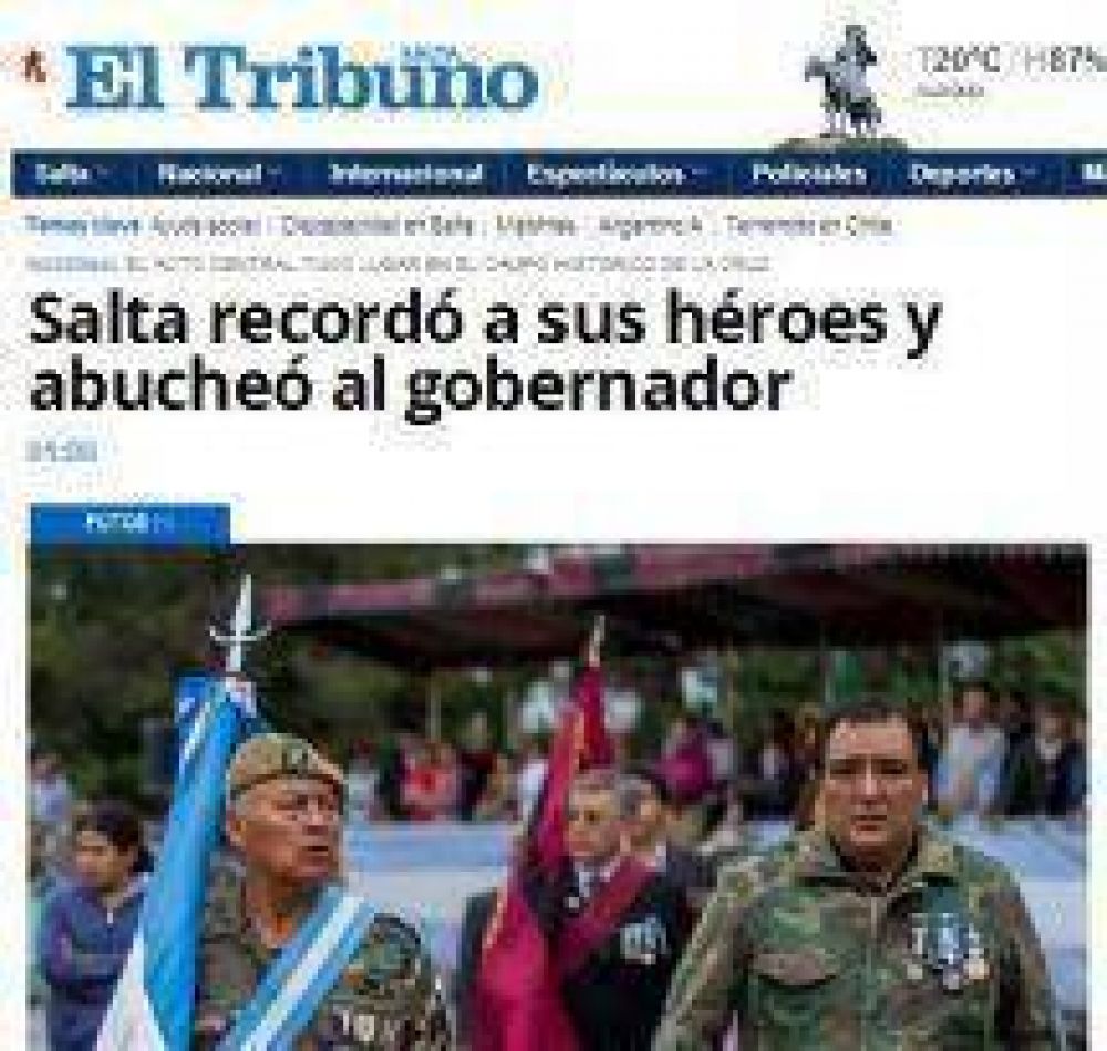 El Tribuno confunde las noticias y los funcionarios