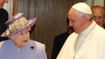 Francisco recibi� a la Reina brit�nica, pero no hablaron de Malvinas