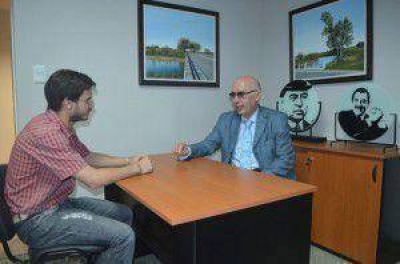 Manuel Cisneros se reuni� con Gorosito para poner en marcha el Consejo del Joven
