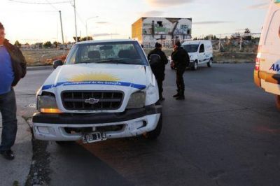 Un lesionado tras colisi�n en Richieri y Don Bosco