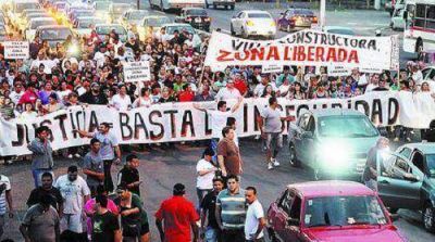 Vecinos marcharon en San Justo por el crimen del remisero