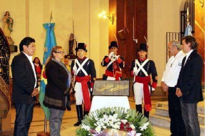 Gabriel Mercuri homenaje� a los Ca�dos en Malvinas