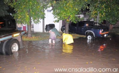 En Saladillo hubo 20 evacuados