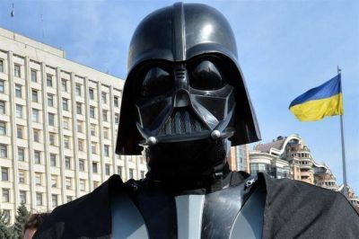 Ucrania: rechazan la candidatura presidencial de Darth Vader