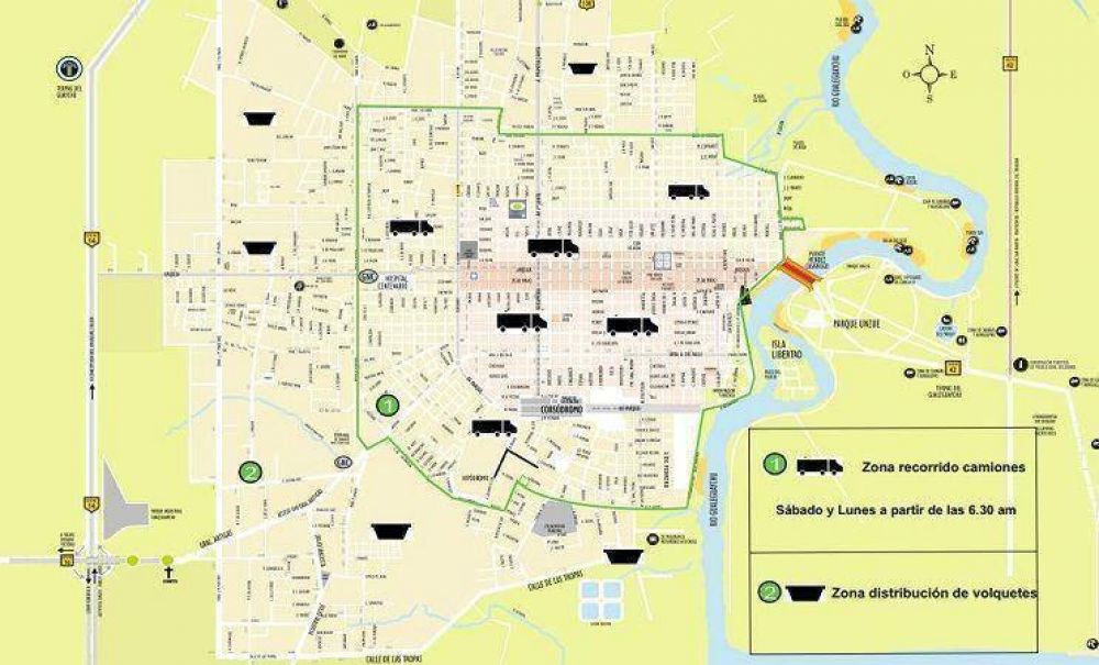 Contin�a el plan B de recolecci�n de residuos en los distintos barrios