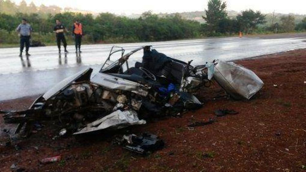 Cinco muertos en dos choques sobre ruta 14