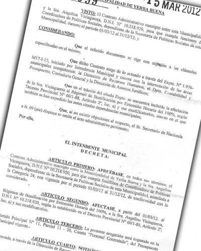 La novela de los contratos llega al Concejo de Yerba Buena