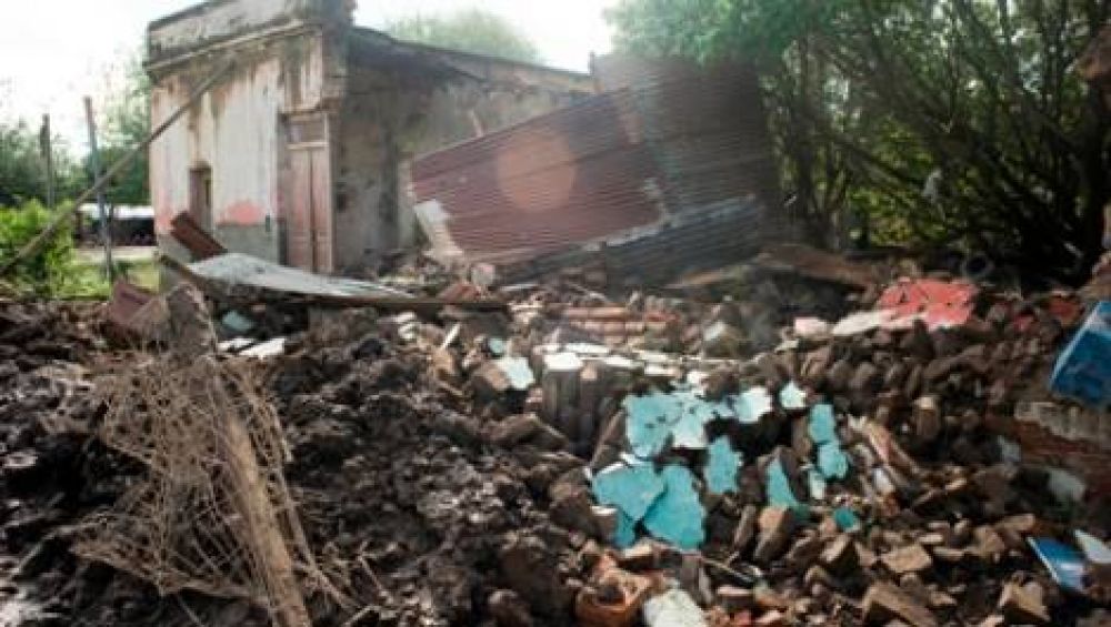 El Gobierno se moviliz� hacia la zona m�s afectada por el temporal