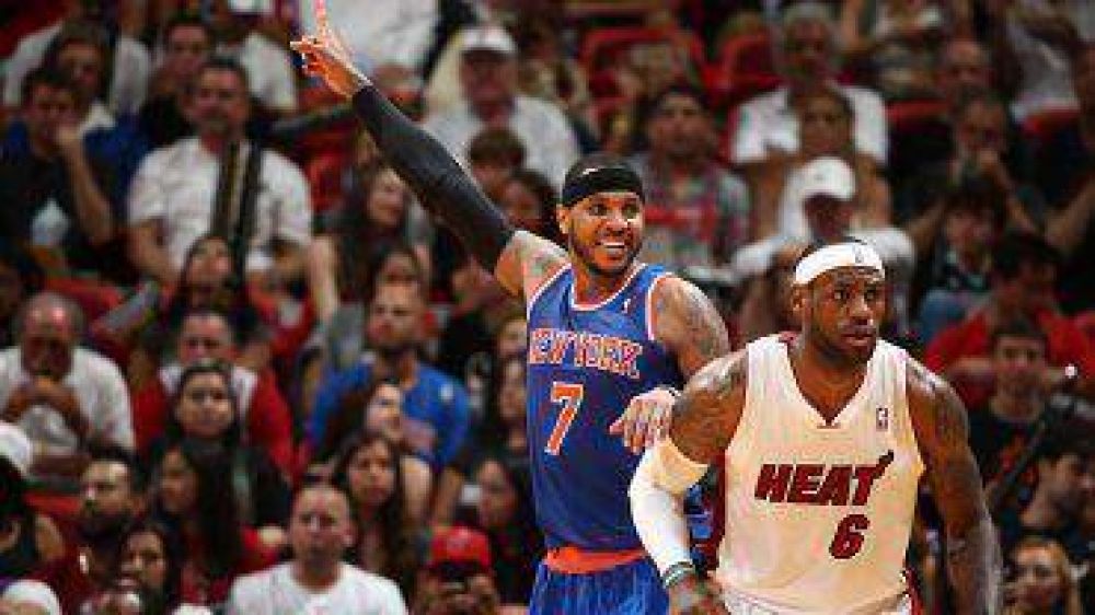 Heat vencieron a los Knicks con 38 puntos de LeBron James