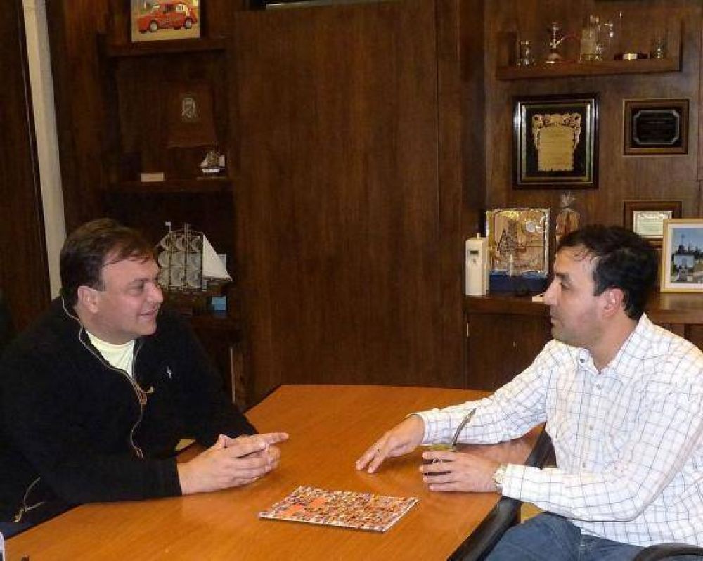 Belloni y Grasso hablaron de pol�tica y gesti�n