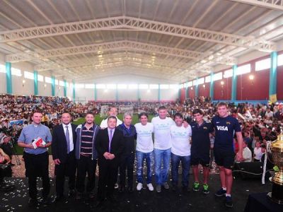 Inauguraron los intercolegiales 2014 con una fiesta en Concar�n