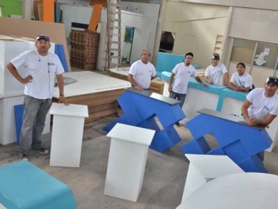 Una cooperativa especializada en la construcci�n de stands