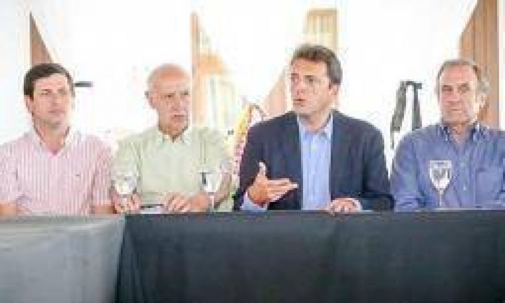 Confirman la llegada de Sergio Massa a La Rioja el 6 de mayo
