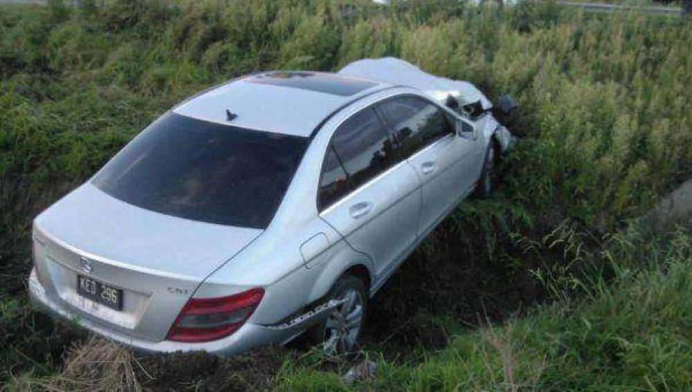 Realizaron pericias al auto de Lalo Ramos