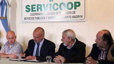 Anuncian inversi�n en servicios y saneamiento para la zona sur de Madryn
