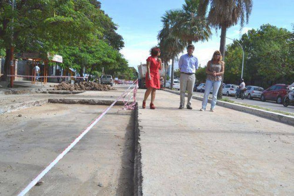 Arranc� otra etapa m�s de la obra de repavimentaci�n de avenida 9 de Julio