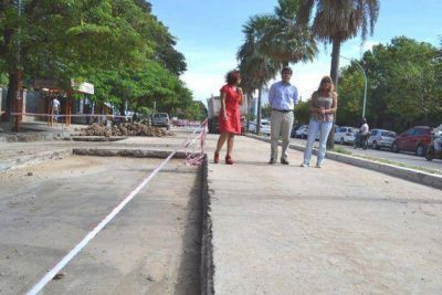Arranc� otra etapa m�s de la obra de repavimentaci�n de avenida 9 de Julio