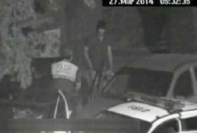 Capturaron con las c�maras un robo en Barrio Norte