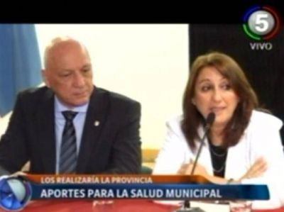 Se firm� el acuerdo para compensar a Rosario por prestaciones en salud p�blica