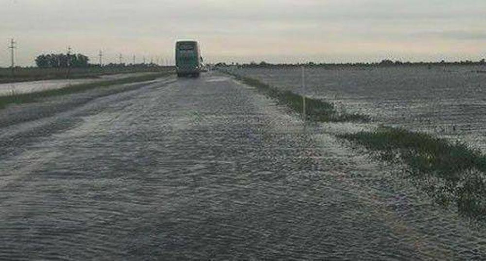 Varias localidades siguen anegadas por las lluvias