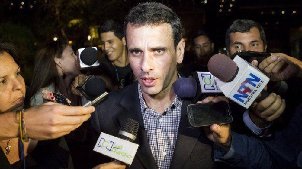 Los cancilleres de la Unasur se reunieron con Henrique Capriles y gobernadores antichavistas