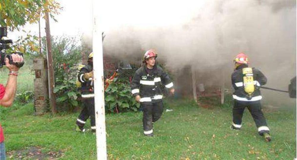 Incendio en barrio Hospital